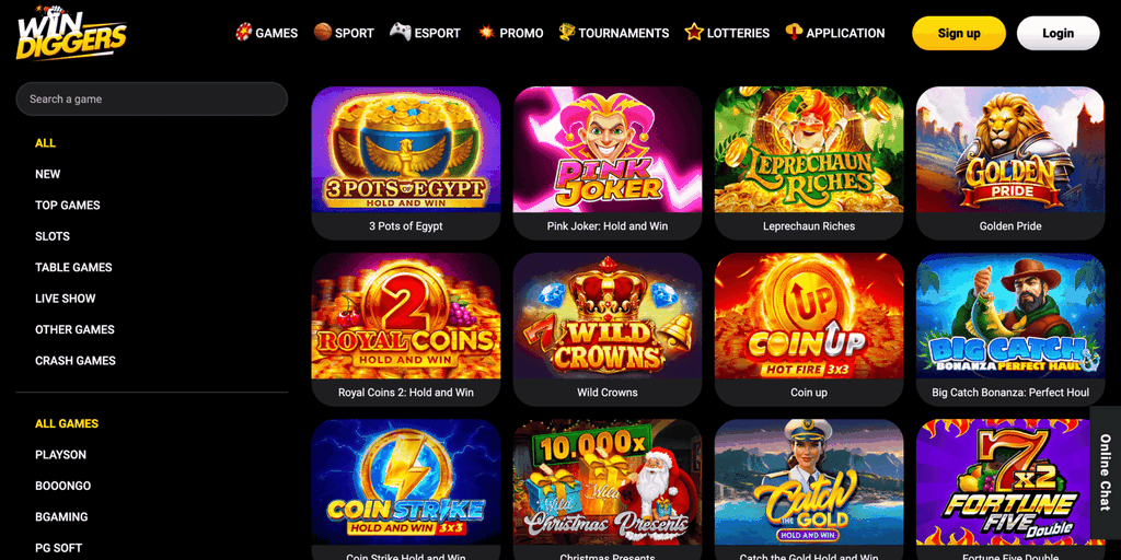 Win Diggers casino